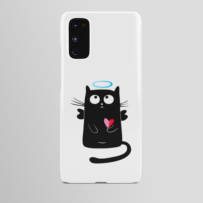 The angelic cat Android Case