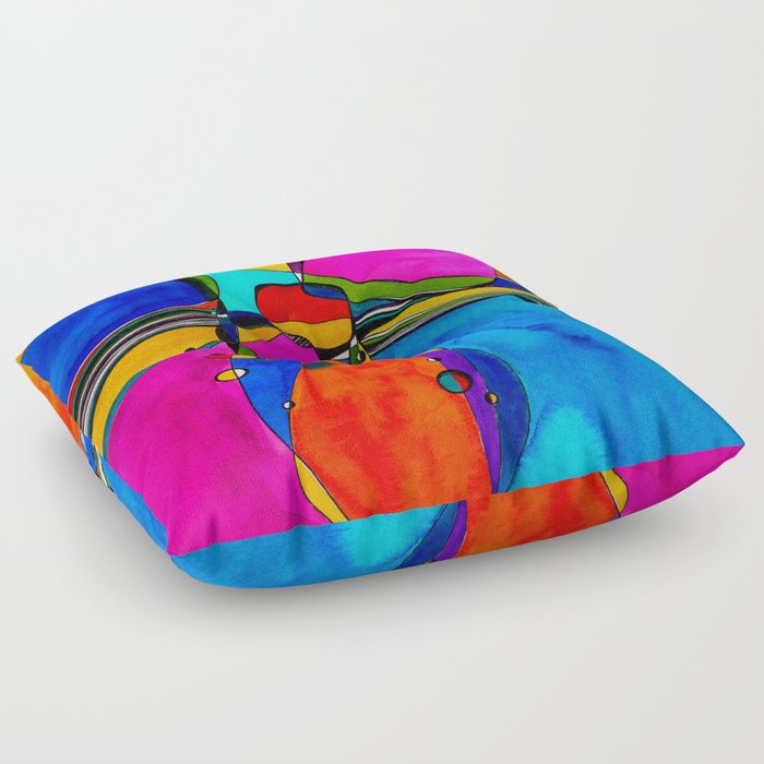 Magical Thinking No. 8 by Kathy Morton Stanion Floor Pillow