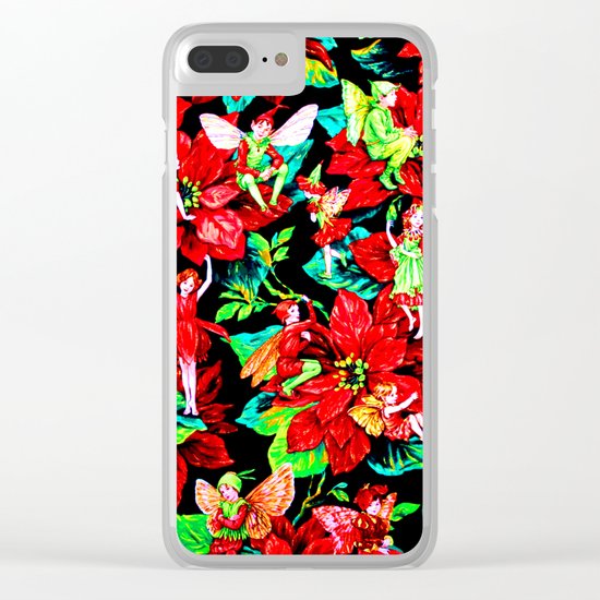 Fairy Flower | Christmas Spirit Clear iPhone Case