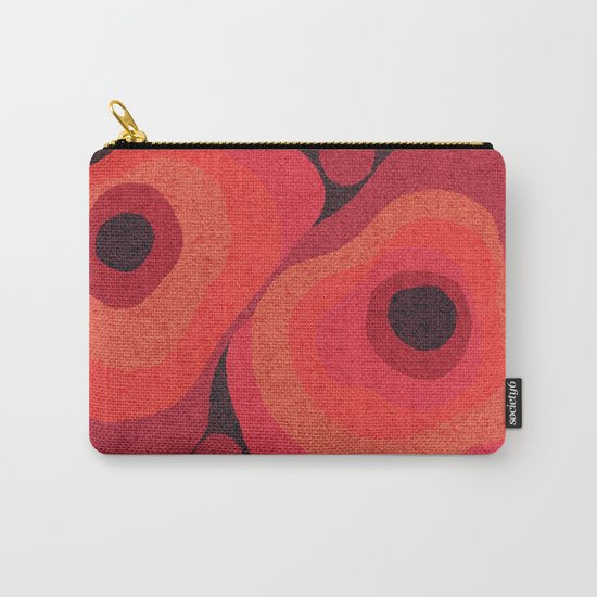 Danish Digital Flower Rug Carry-All Pouch