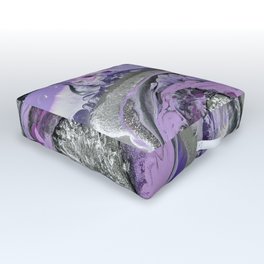 Lavender Geode Outdoor Floor Cushion | Purpleabstractart, Modernart, Geodepainting, Painting, Purplegeodeart, Geodeart, Abstractart, Abstractpainting, Purpleabstract, Purplegeode 