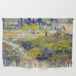 Vincent Van Gogh Flowering Garden Wall Hanging