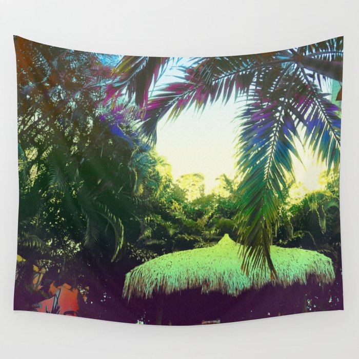 Tropical Oasis Prism Wall Tapestry