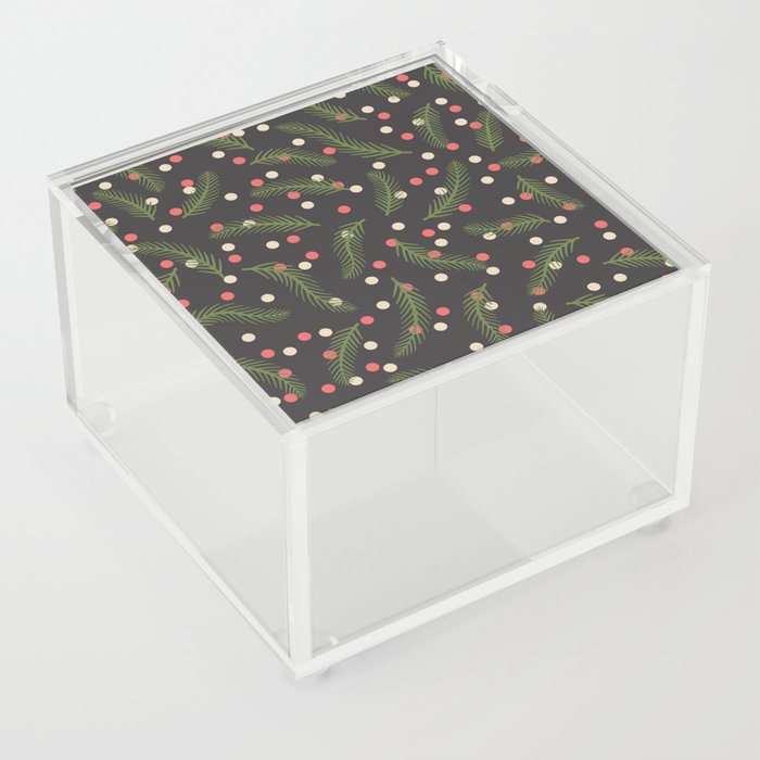 Christmas Pattern Acrylic Box