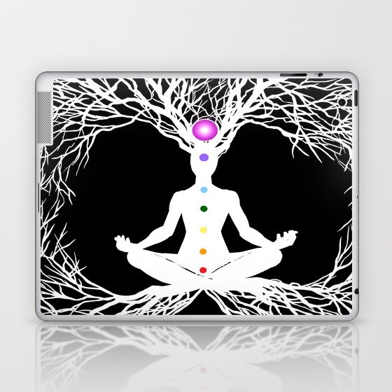 Tree of Life White Laptop & iPad Skin