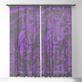 The Queen of Purple Forever Sheer Curtain