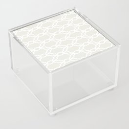 Chiffon and White Tessellation Line Pattern 35 Pairs DE 2022 Trending Color Almond Milk DEHW01 Acrylic Box