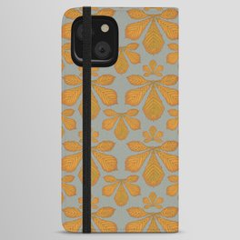 Golden Leaf iPhone Wallet Case