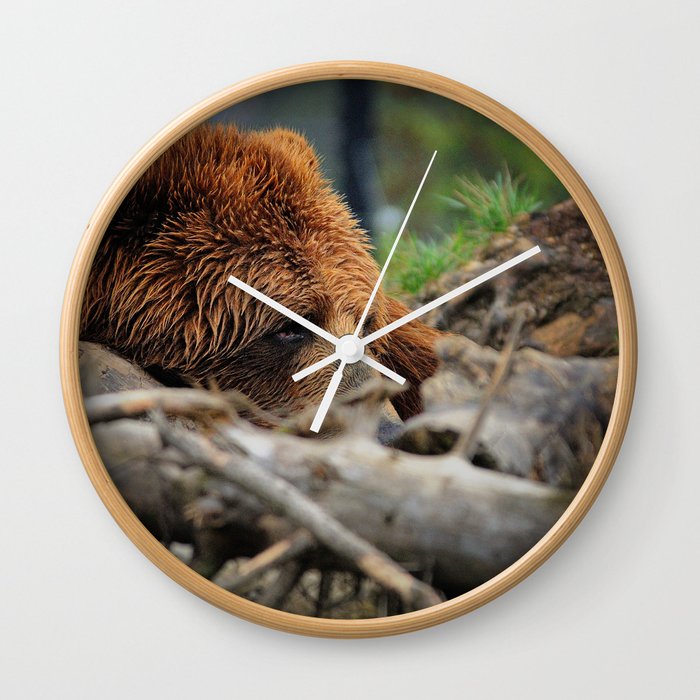 Kodiak Bear Wall Clock