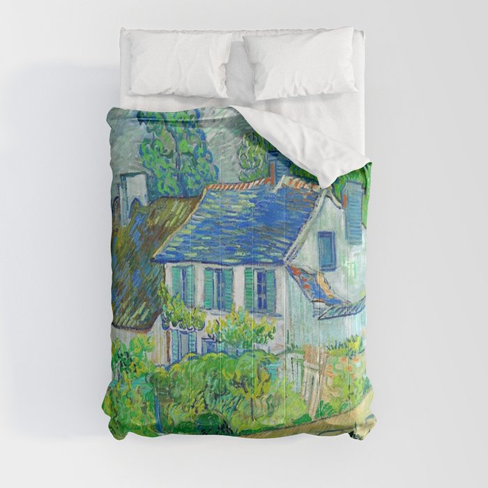 Vincent van Gogh Houses at Auvers, 1890 Comforter