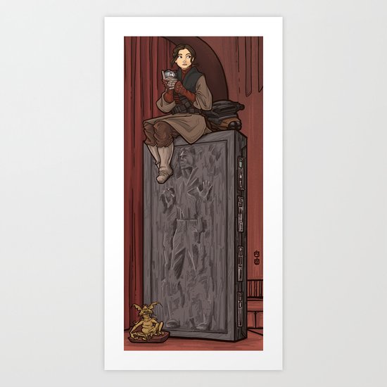 ....to find a way out! Art Print