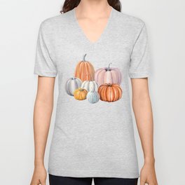 Pumpkin Patch V Neck T Shirt