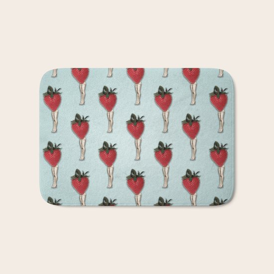 Strawberry Bath Mat