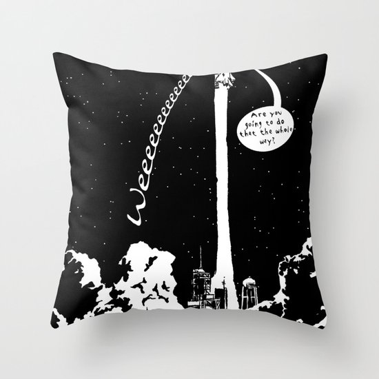 Space shuttle Throw Pillow