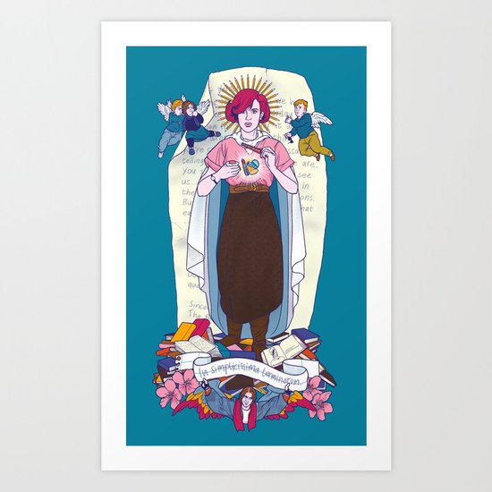 Virgen de Shermer Art Print