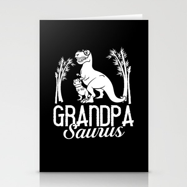 Dinosaur Grandpa Saurus Grandpasaurus Stationery Cards