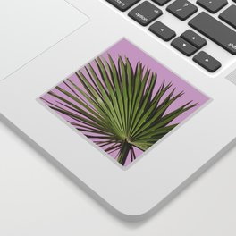 Palm on Lavender Sticker