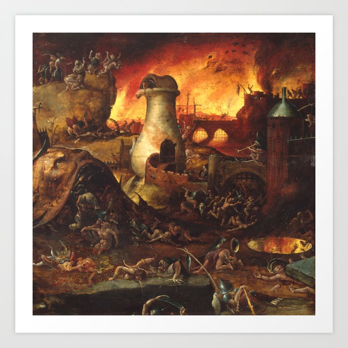 Hieronymus Bosch - Hell Art Print