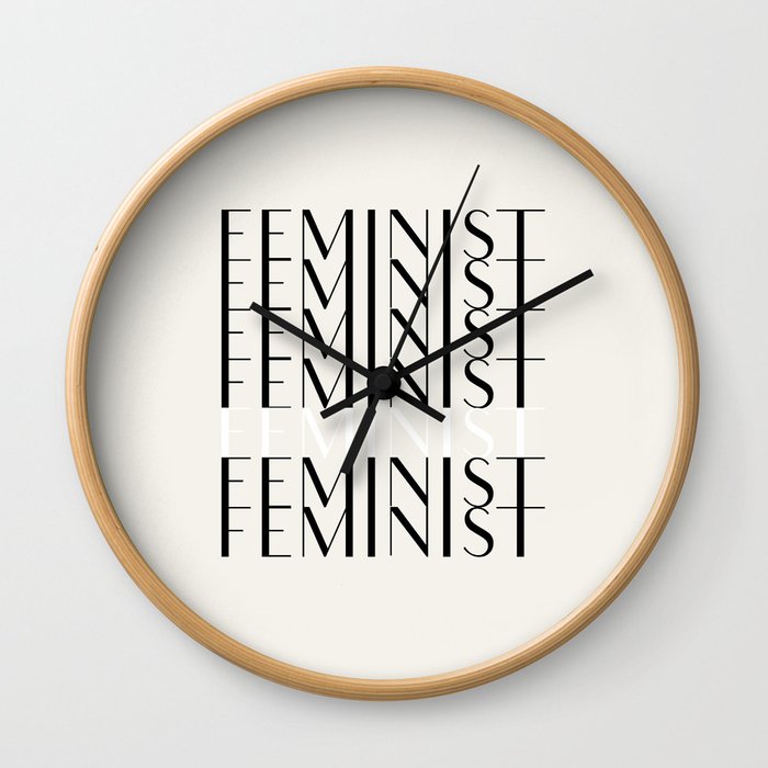 FEMINIST Wall Clock