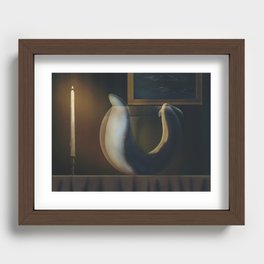 Tiny Whale Recessed Framed Print
