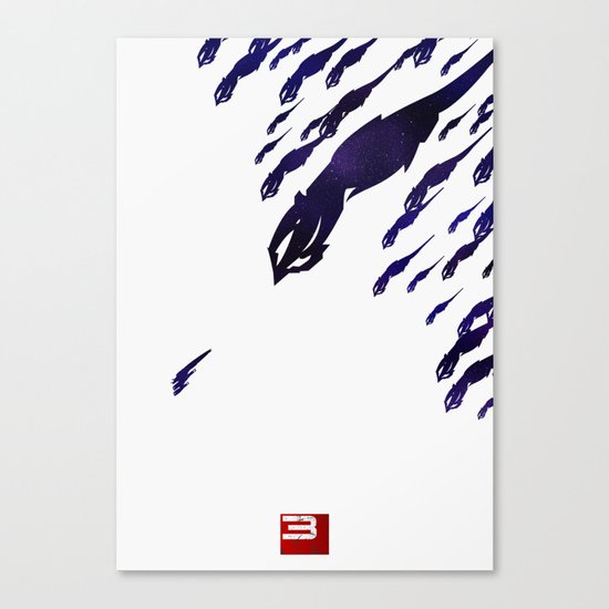 Mass Effect 3 (w/quote) Canvas Print