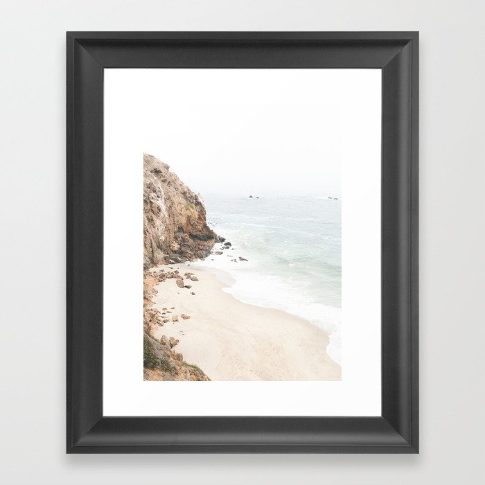 Malibu California Beach Framed Art Print