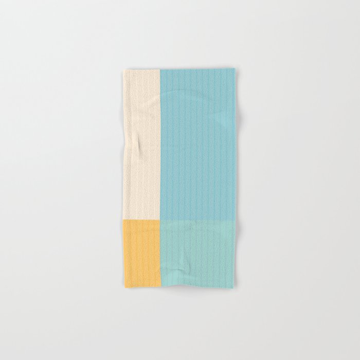 Color Block Line Abstract III Hand & Bath Towel