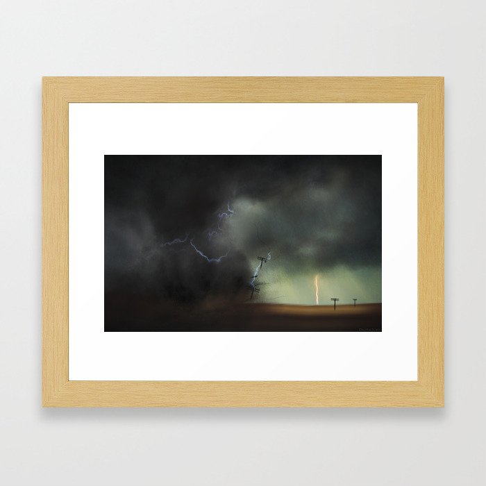 Tornado  Framed Art Print