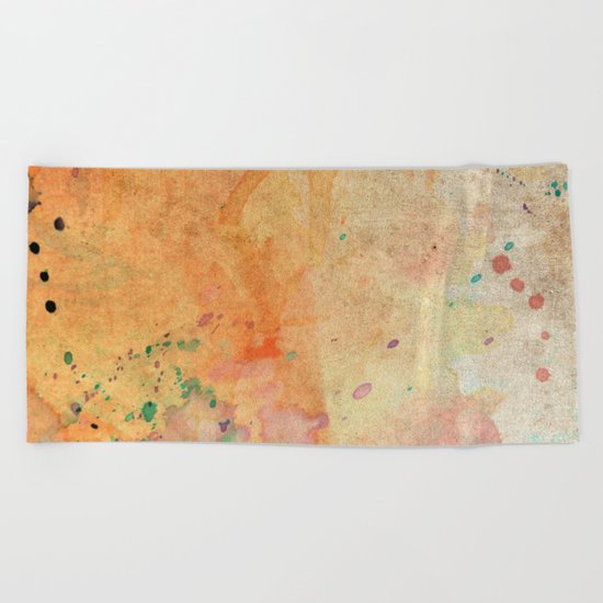 Pastel Color Splash 08 Beach Towel