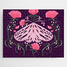 Moth pink Jigsaw Puzzle