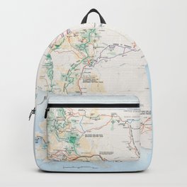 National Parks Trail Map Backpack