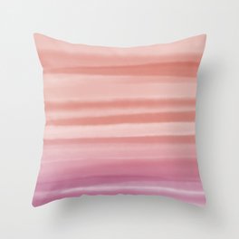 Pink and orange love Throw Pillow