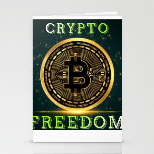 Crypto Freedom Stationery Cards