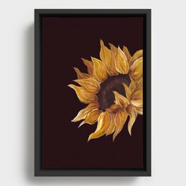 The Sunflower Framed Canvas