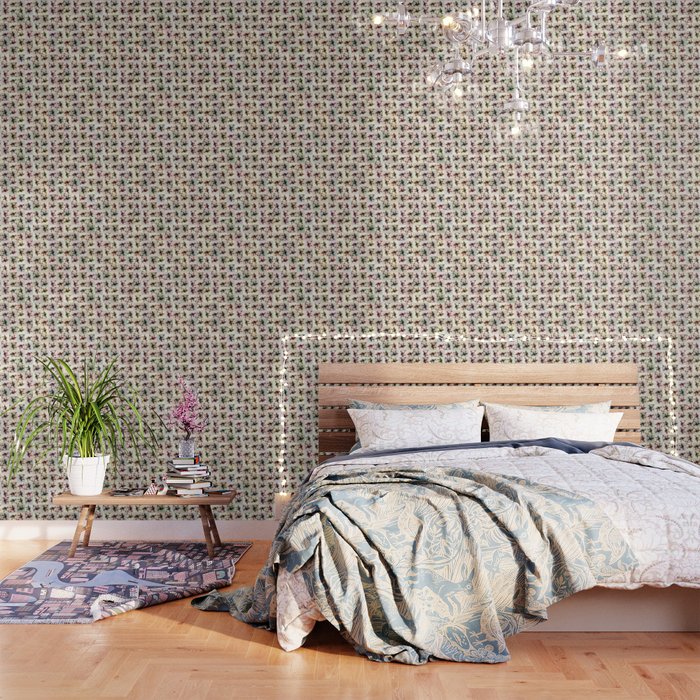 Basketball Pattern Wallpaper By Farfalina Society6