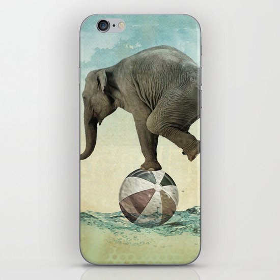 Elephant at Sea iPhone Skin