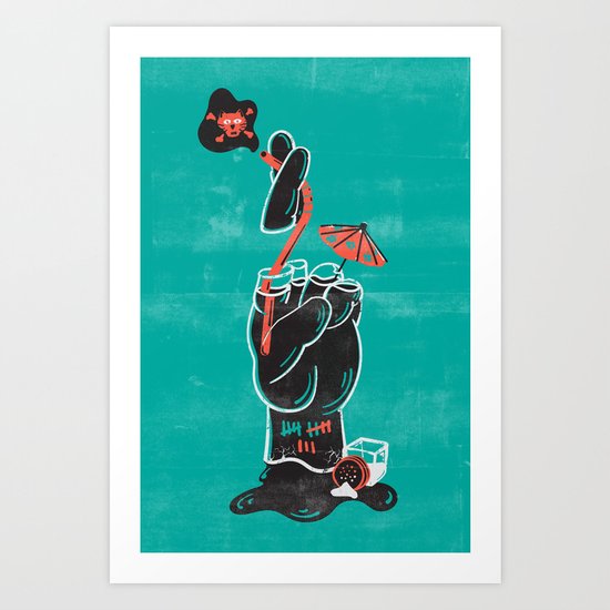 When Good Luck Goes Bad... Art Print