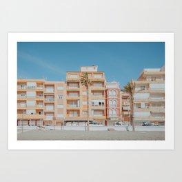 Costa del Sol summer vibe | Fine art photo print of the mediterranean coast Spain Art Print
