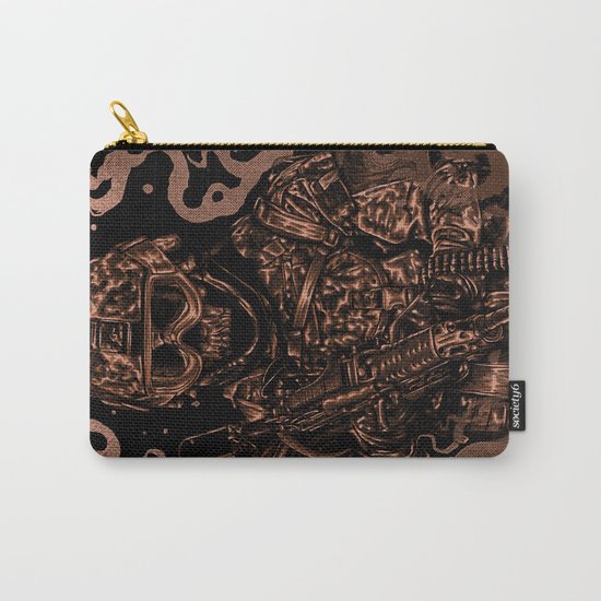 Military skull Carry-All Pouch