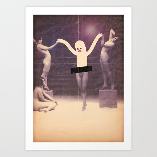 danz trio Art Print