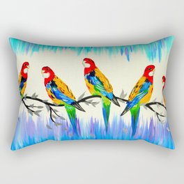 Australian Birds Rectangular Pillow