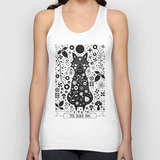 The Black Dog Unisex Tank Top
