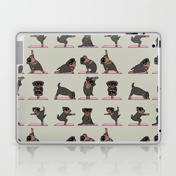 Rottweiler Yoga Laptop & iPad Skin
