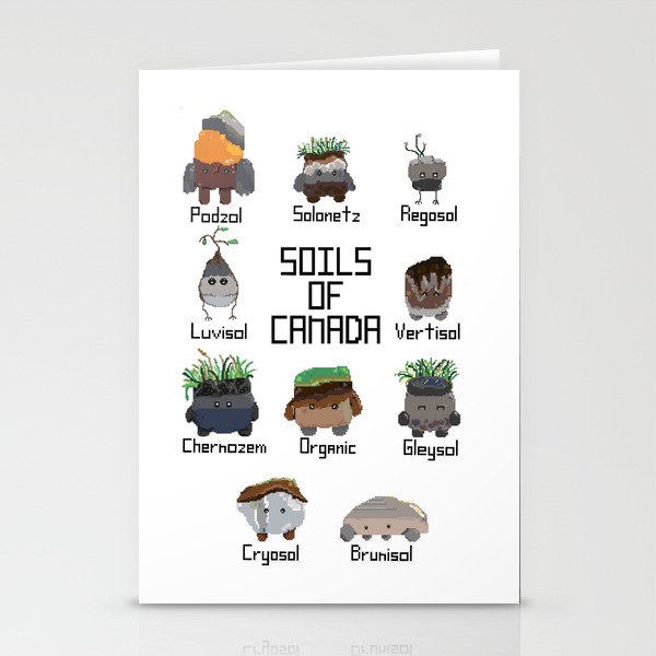 Soils of Canada Stationery Cards