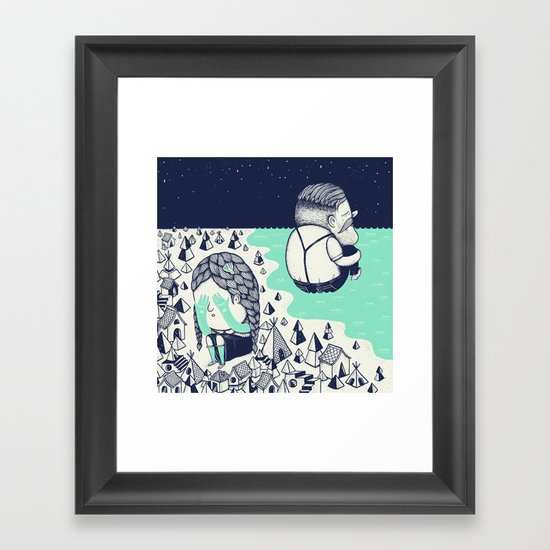 Departures Framed Art Print