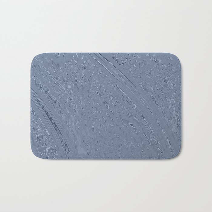 Blue Grey Rainy Windshield Ambience Bath Mat