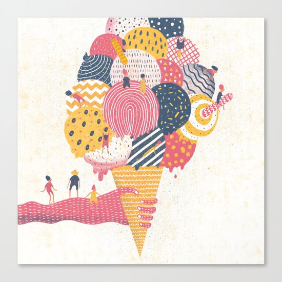 Ice Cream Canvas Print