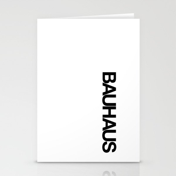 BAUHAUS AND THE WHITE Stationery Cards