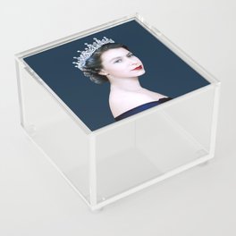 QUEEN ELIZABETH II - Portrait of Young Elizabeth Acrylic Box