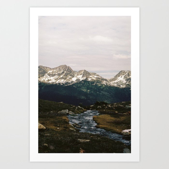 Whistler Mountain View, British Columbia Art Print